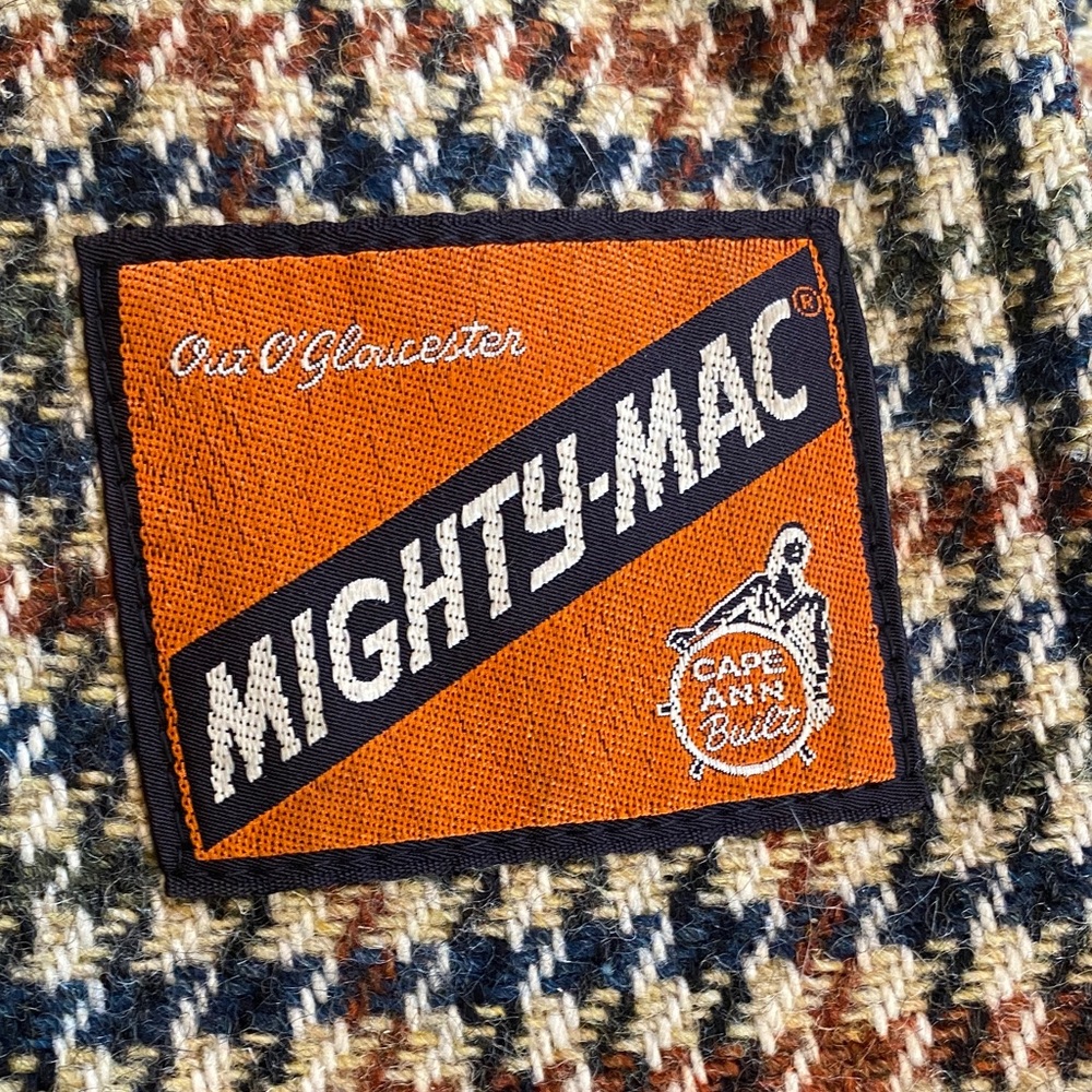 Mighty-Mac Men's Houndstooth Double-Breasted Coat - Picture 2 of 8